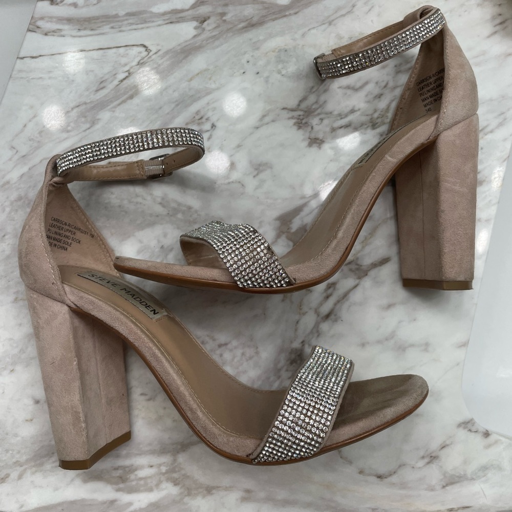 Steve Madden Rhinestone Heels - Picture 7 of 10